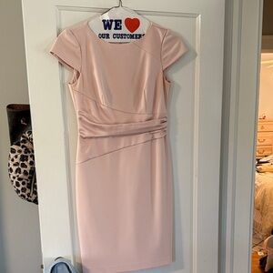 Elegant Pink Midi Dress
